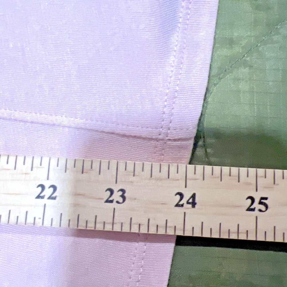 NWT Guess LA Skylar Top Women's L Blush Pink Modal Henley Roll Tab Sleeve Soft - Picture 14 of 16